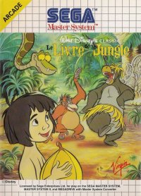 The Jungle Book PAL Sega Master System PAL box art